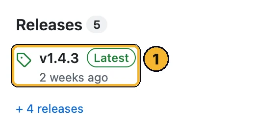logo-design-skill GitHub page: the newest release in the Releases box, marked 1